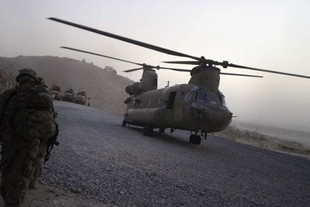 Chinook helicopter in Afghanistan: 38 people were killed in yesterday's crash in Wardak