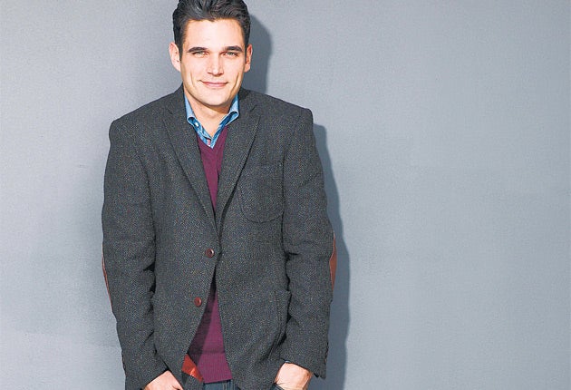 Best dressed: jacket £229; shirt £59.95; jumper £44.95; all by Charles Tyrwhitt