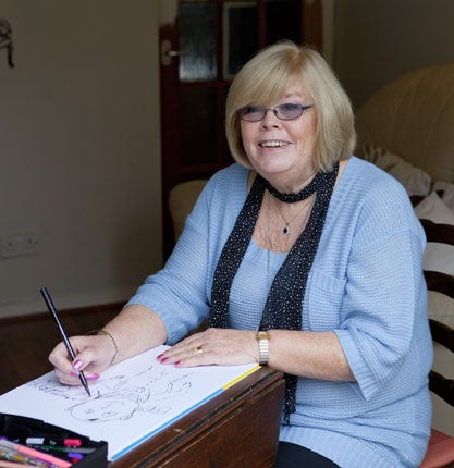Pat Jones, 67, from Stevenage in Hertfordshire, is one of the 6,500 women who are diagnosed with ovarian cancer each year in the UK