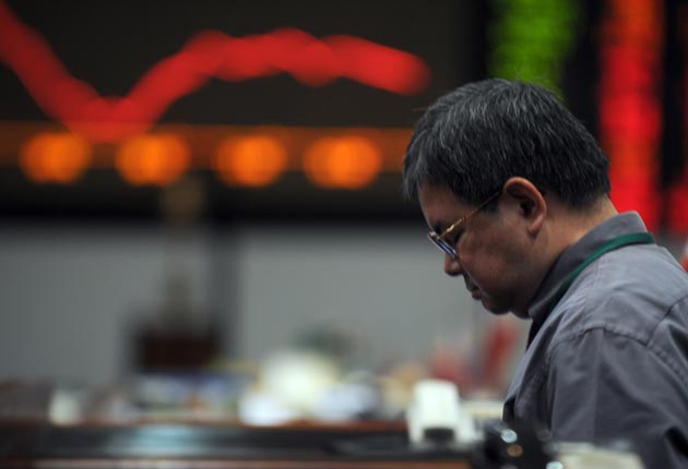 The Asian stock market declined overnight