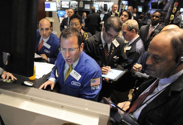 The US stock market joined a sell-off around the world today