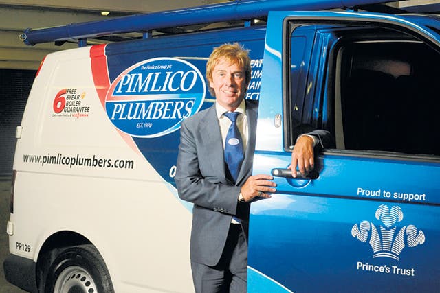 Charlie Mullins  who runs Pimlico Plumbers