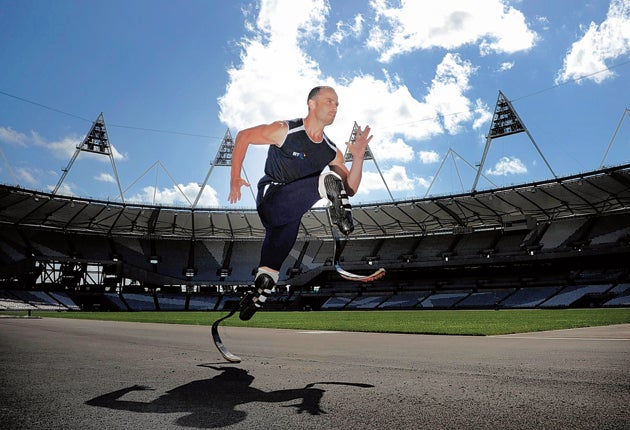 Oscar Pistorius could become the first double amputee to compete in the Olympics