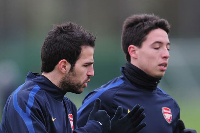 Fabregas and Nasri have both been linked with a move away from Arsenal
