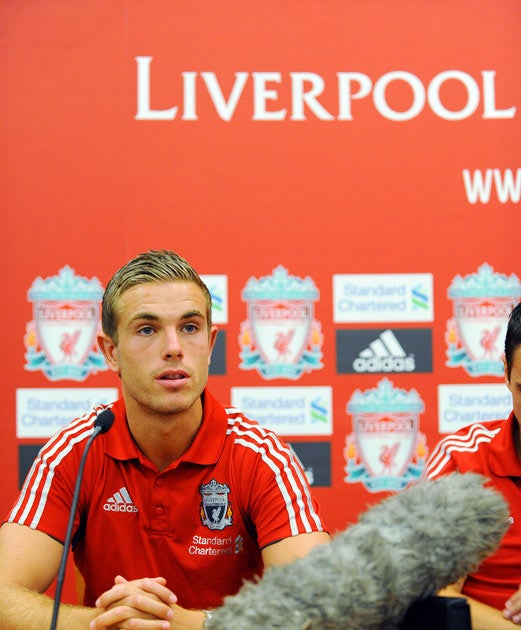 Jordan Henderson joined from Sunderland in a big money move