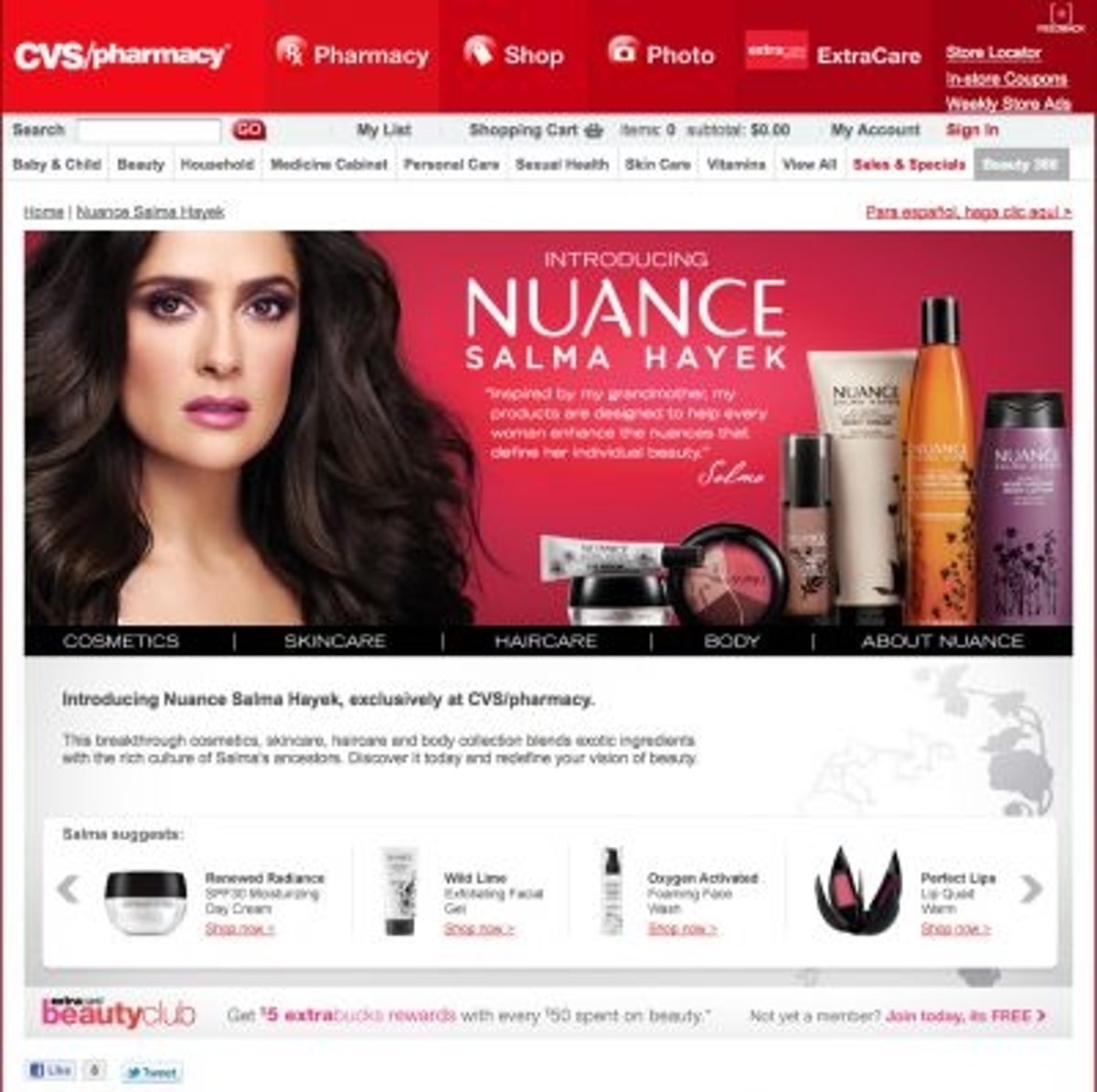 Nuance products at cvs