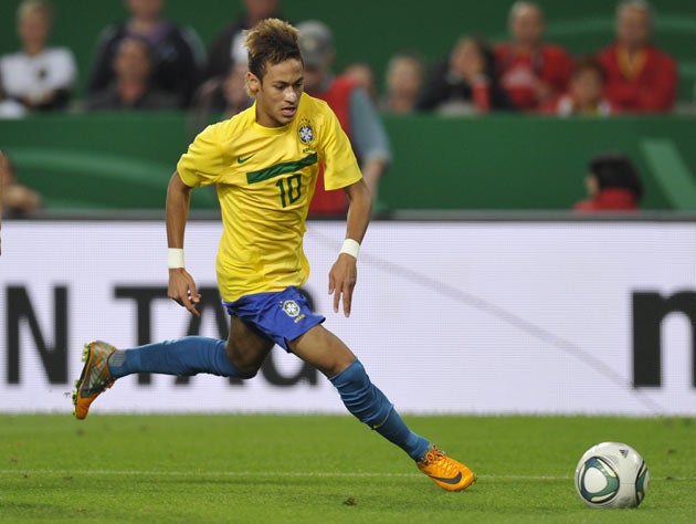 Neymar said he felt honoured to be linked with Barcelona and Real Madrid
