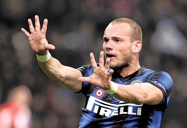 Wesley Sneijder's wages seem to matter more to him than ambition