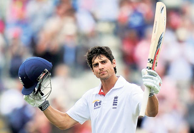 Cook smashed 182 not out as England embarassed India