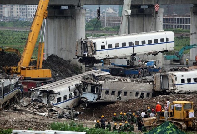 The collision between two high-speed trains on 23 July left 40 people dead, and the government was accused of putting innovation ahead of safety