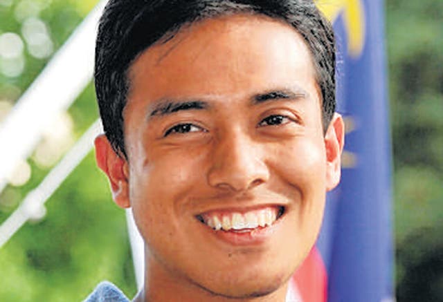 Malaysian student Ashraf Rossli