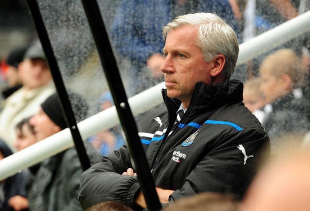 Pardew made comments about the referee before the derby with Sunderland