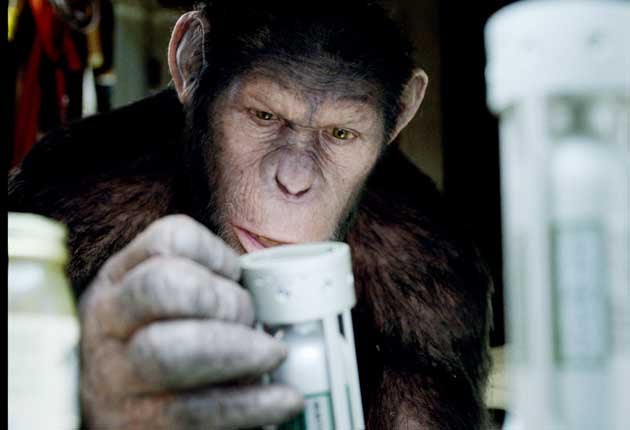 Almost Human: Andy Serkis is compelling as Caesar, a chimp who is given a wonder drug