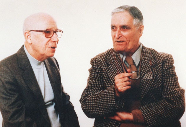Two in one: Boileau (left) and Narcejac