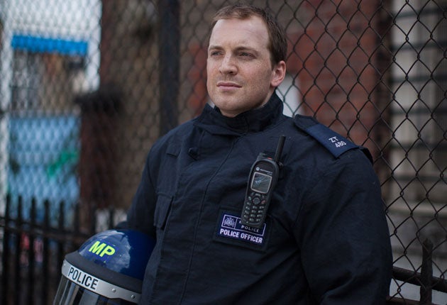 PC Paul Warner, 28, a police driver from Sutton