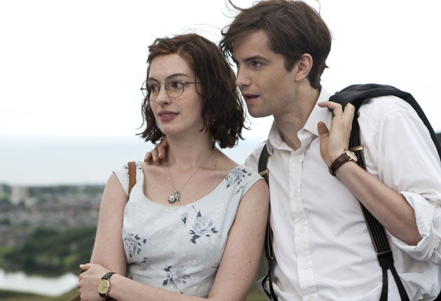 A scene from the new film version of 'One Day' starring Anne Hathaway and Jim Sturgess