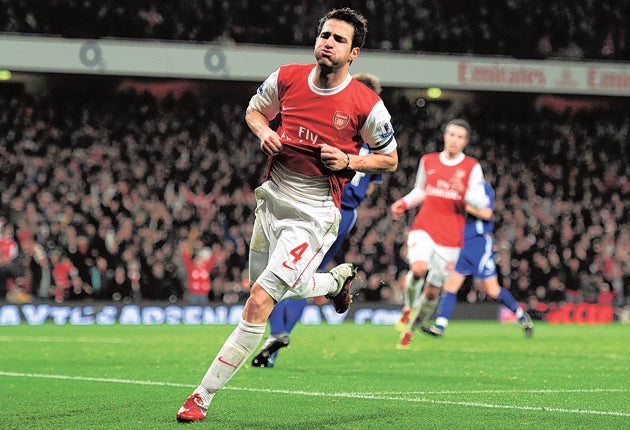 Cesc Fabregas gave heart and soul to Arsenal from the age of 16