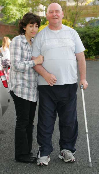 Learning curve:  Aviva Cohen with Steve today