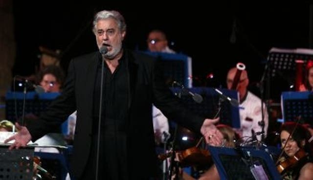 Spanish tenor Placido Domingo