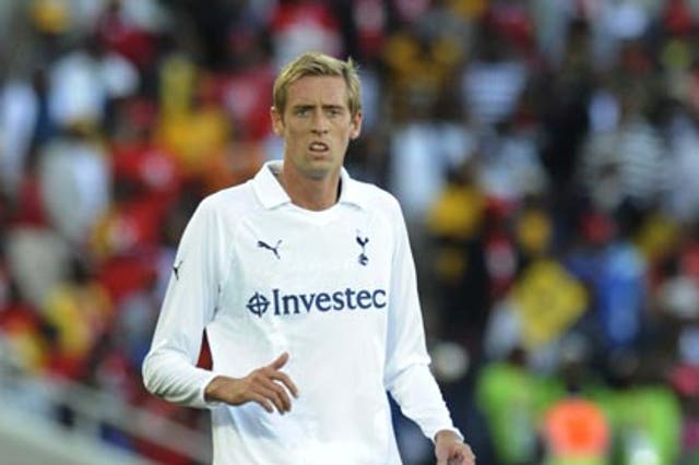 Crouch says Jonathan Woodgate persuaded him