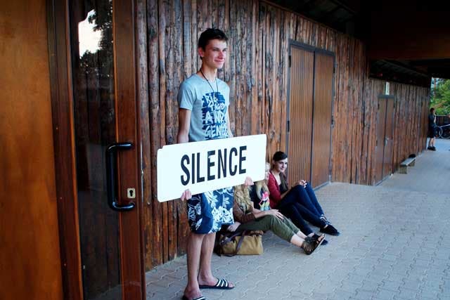 The Christian community of Taizé in Burgundy attracts 100,000 teenagers a year. Services with periods of silence are one of its attractions