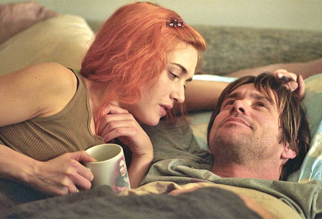 9. In Eternal Sunshine of the Spotless Mind Jim Carrey and Kate Winslett medically erase each other from their memories