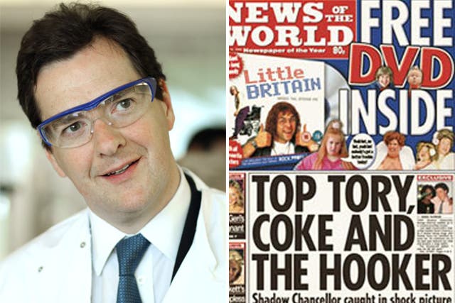 George Osborne and the NOTW splash that he was targeted by