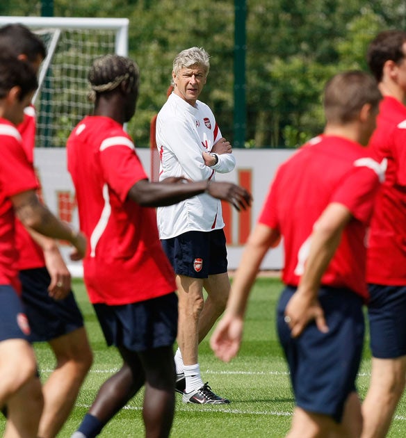 Wenger is under pressure from fans to deliver trophies