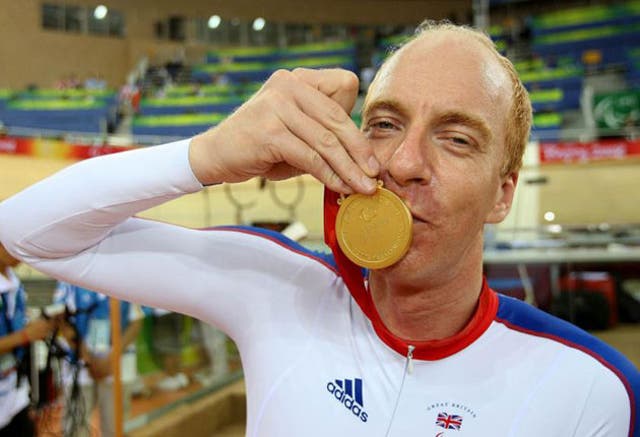 Paralympic cyclist Simon Richardson