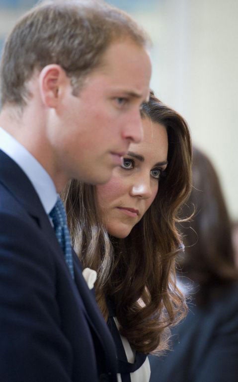 The Duke and Duchess of Cambridge during a visit to Summerfield Community Centre in Winson Green, Birmingham