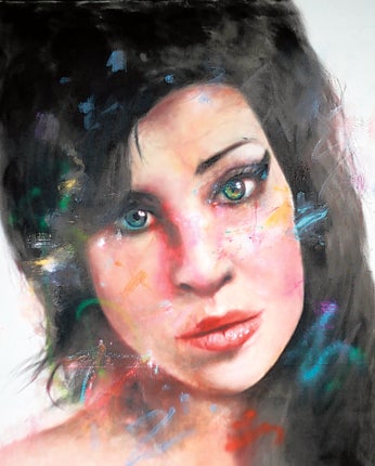 Johan Andersson's portrait of Winehouse