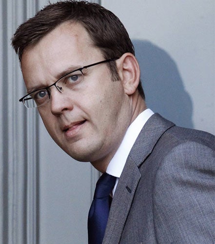 Andy Coulson was hired by the Tories in July 2007