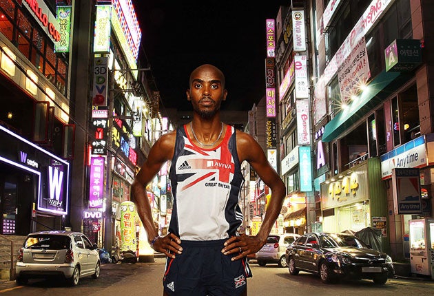 Mo Farah is unbeaten in his last 10 races and is favourite to win the 10,000m final in Daegu tomorrow