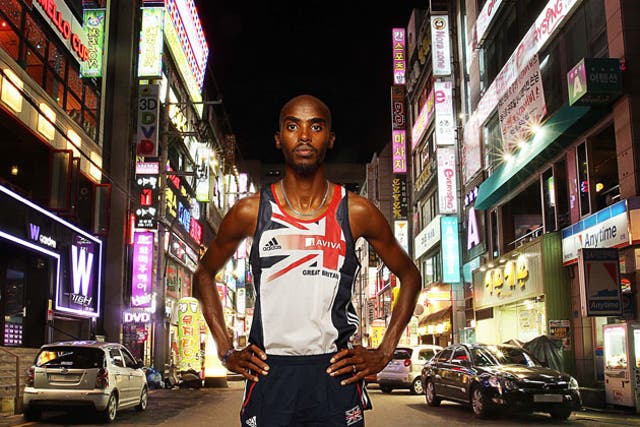 Mo Farah is unbeaten in his last 10 races and is favourite to win the 10,000m final in Daegu tomorrow