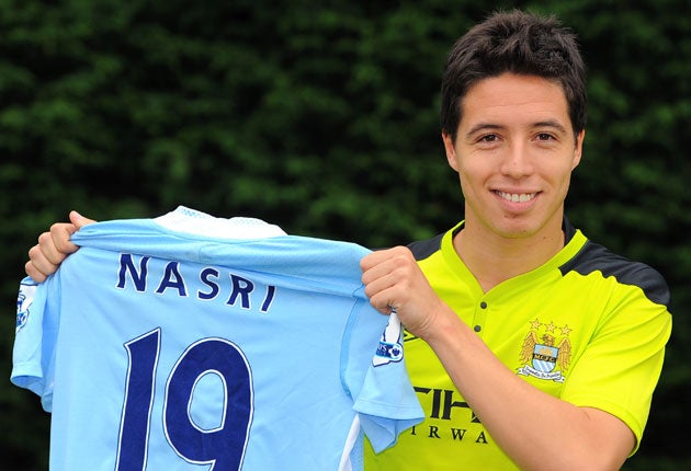 Nasri is in line to make his home debut