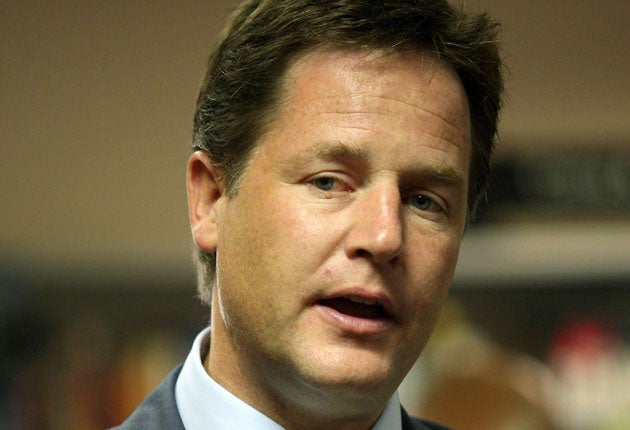 Nick Clegg is opposing Tory plans to repeal the Human Rights Act