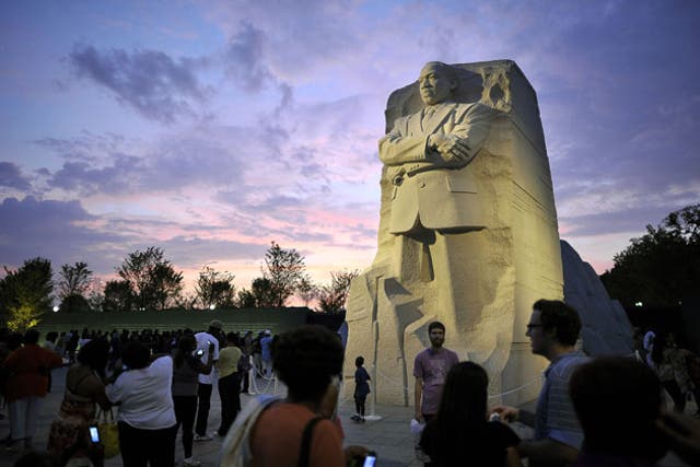 The new Martin Luther King memorial will be dedicated by President Barack Obama