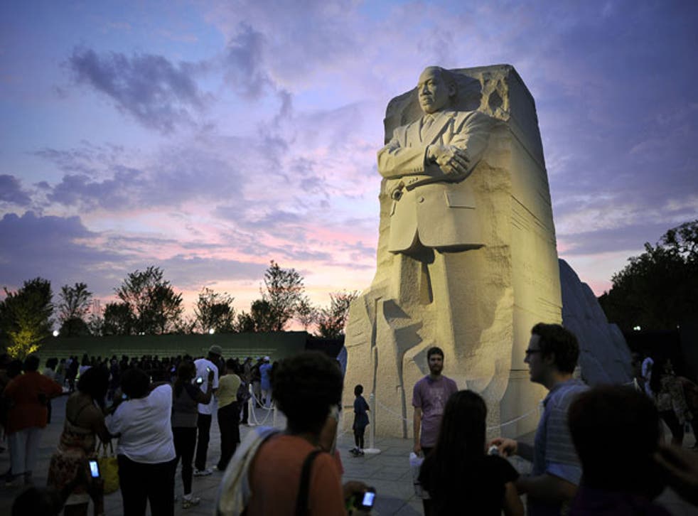 The new Martin Luther King memorial will be dedicated by President Barack Obama