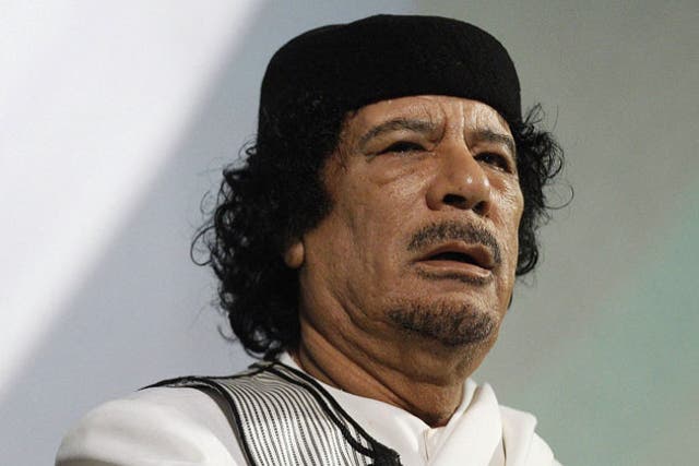 Muammar Gaddafi denies rumours that he has fled Libya