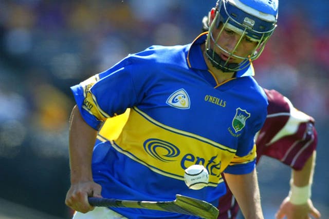 Shane Long in his hurling days with Tipperary
