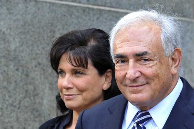 Anne Sinclair has unwaveringly supported her husband, Dominique Strauss-Kahn