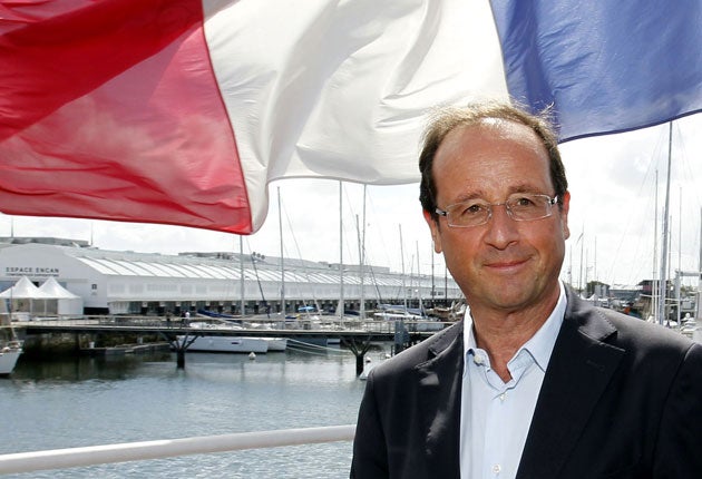 François Hollande has the support of 47 per cent of Socialist Party members