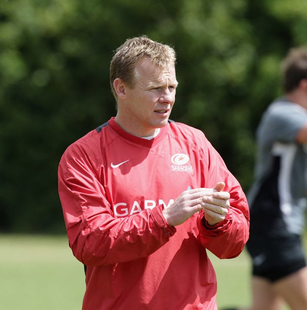 Saracens won the title under Mark McCall's guidance