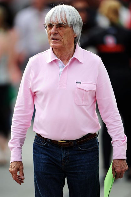 Ecclestone owns the rights to F1
