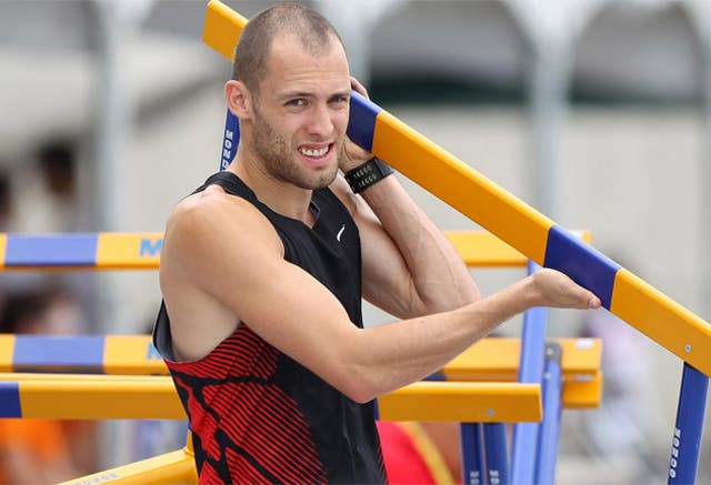 Dai Greene feels he is the 'man to beat' in the 400m hurdles final today