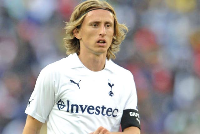 Modric has played just once for Tottenham this term, the 5-1 defeat to City