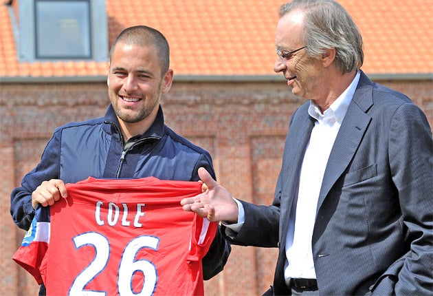 Cole has joined Lille on a season long loan