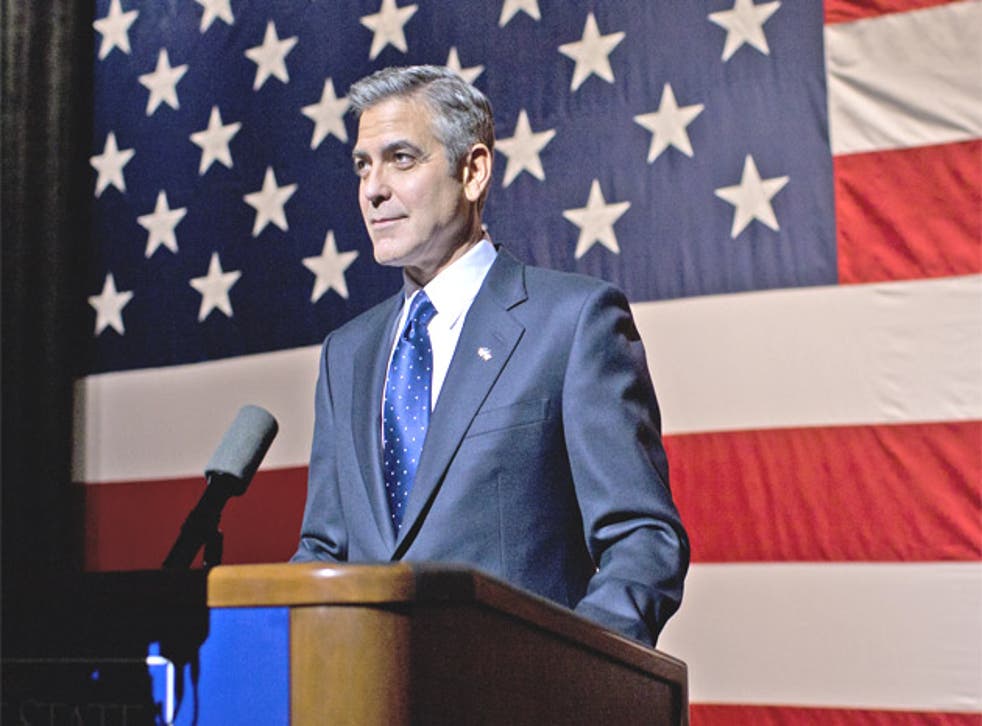 George Clooney plays Governor Mike Morris in The Ides of March