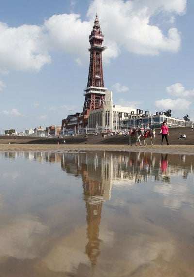Blackpool Tower has re-opened after a refurbishment