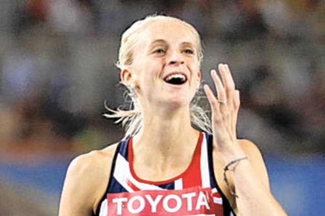 Hannah England won an unexpected silver in the 1500m in Daegu